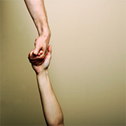 Holding hands